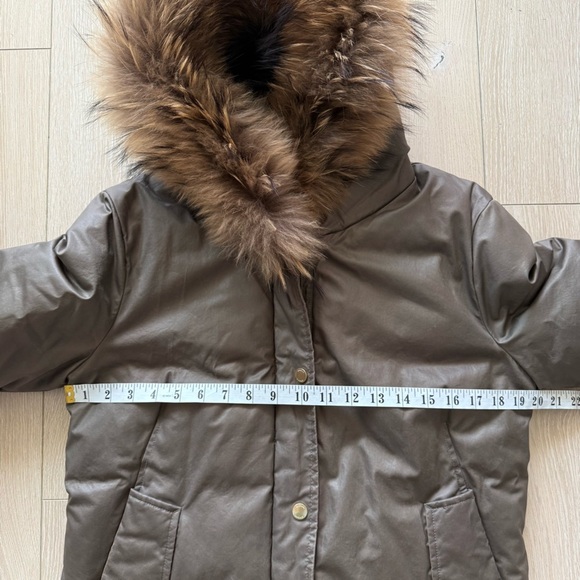 Soia & Kyo Premium Fur Trim Parka Winter Coat Women’s Small Brown - Picture 6 of 16
